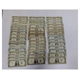 (62) $1 Silver Certificates