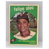 1959 Topps #102 Felipe Alou Rookie Corners/Edges