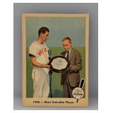 1959 Fleer Ted Willams Most Valuable Player C/E/S