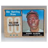1968 Topps All Star Hank Aaron #370 Corners/Edges