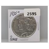 1935-S 90% Silv Peace $1 Dollar