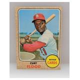 1968 Topps Bradley Flood #180 RARE Corners/Surface