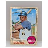 1968 Topps Willie Stargell HOF 86 Surface/Edge