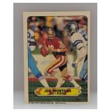 1983 Topps Joe Montana #21 Sticker Surface