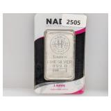 1oz .999 Silv Nadir Art Bar