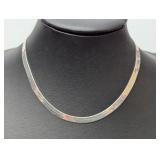 16" .925 Sterl Herringbone Chain Necklace