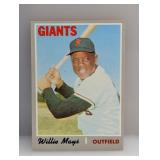 1970 Topps #600 Willie Mays HOF Giants Crease/C