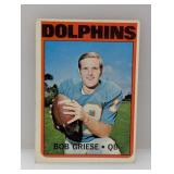 1972 Topps Bob Griese #80 Corners/Edges/Surface