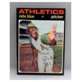 1971 Topps #544 SP Vida Blue Athletics C/E