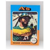 1975 Topps #300 Reggie Jackson HOF A