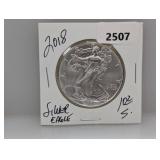 2018 1oz .999 Silv Eagle $1 Dollar