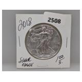 2018 1oz .999 Silv Eagle $1 Dollar