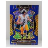 2025 Rodgers Select Blue Checkerboard Prizm /249