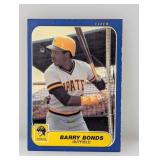 1986 Fleer Update Barry Bonds RC Corners/Edges