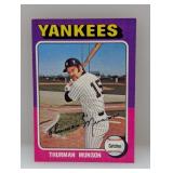 1975 Topps #20 Thurman Munson New York Yankees E