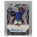 2020 Mauricio Leaf Flash Blue Sparkle Ref Auto /50