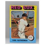 1975 Topps Baseball Carl Yastrzemski HOF Red Sox