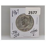 1967 40% Silv JFK Half $1 Dollar