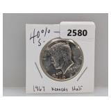 1967 40% Silv JFK Half $1 Dollar