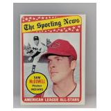 1969 Topps Baseball Sam McDowell All Star 435
