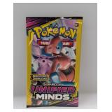 Pokemon 2019 3 Card Unified Minds Booster Pack