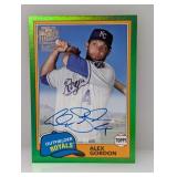 /99 2023 Topps Archives Alex Gordon Auto 81FF-AG