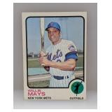 1973 Topps #305 Willie Mays HOF Mets Ss/E