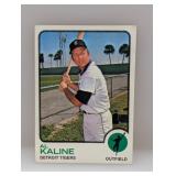 1973 Topps Baseball Al Kaline HOF Tigers Edges