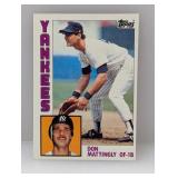 1984 Topps #8 Don Mattingly RC HOF Yankees
