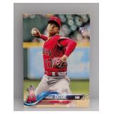 2018 Shohei Ohtani Topps Update Pitching RC Us1