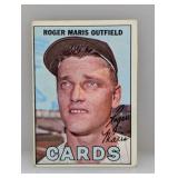 1967 Topps #45 - Roger Maris "Cardinals" Damage