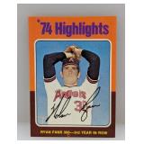 1975 Topps Baseball #5 Nolan Ryan HOF Angels