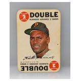 1968 Topps Game Roberto Clemente Double HOF Damage