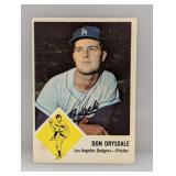 1963 Fleer #41 Don Drysdale HOF Dodgers S/C