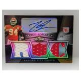 2009 Topps KC Patch TYSON JACKSON Red Auto 6/30