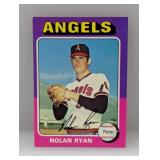 1975 Topps Baseball Nolan Ryan HOF Angels Corner