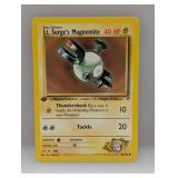 Pokemon 2000 1st Edition Lt Surges Magnemite 80