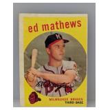 1959 Topps Ed Mathews #450ï¿½ ï¿½Corners/Edges/Stains