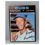 1971 Topps #525 Ernie Banks HOF Cubs C/E