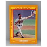 1988 Score #638 RC Tom Glavine HOF Corner