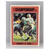 1976 Topps NFC Championship Cowboys v Rams Indent