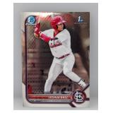 2022 Bowman Chrome Prospect Joshua Baez 1st #1122