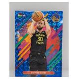 2026 Topps Finest Rare Blue Geometric Curry 25/25