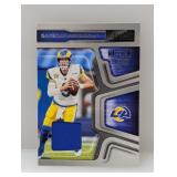 2022 Playbook Matthew Stafford Relic #7 Crease