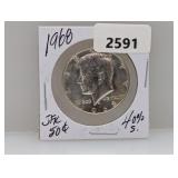 1968 40% Silv JFK Half $1 Dollar