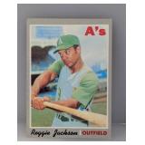 1970 Topps Baseball Reggie Jackson HOF 140 Corners