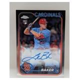 2023 Topps Chrome Luken Baker Signed Rookie Card