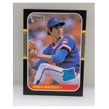 1986 Leaf #36 GREG MADDUX RC