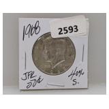 1968 40% Silv JFK Half $1 Dollar