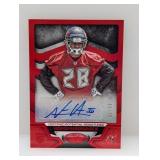 Certified Red VERNON HARGREAVES III RC Auto 6/75
